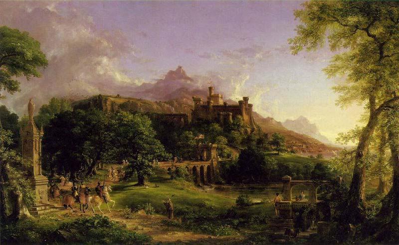 Thomas Cole The Departure oil painting image